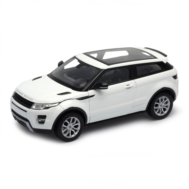 Welly land rover range rover evoque scale model white