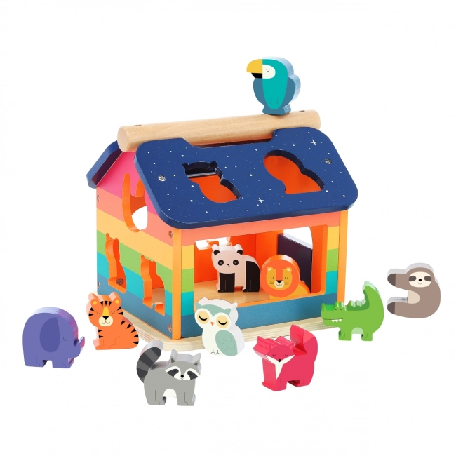 Rainbow House Shape Sorter