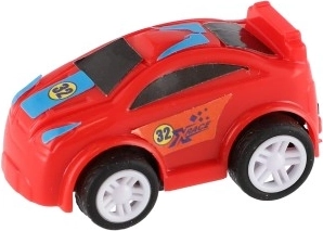Surprise Ball with Plastic Car 5 cm with Pull-Back