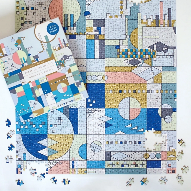 Coastal City Jigsaw Puzzle by Frank Lloyd Wright