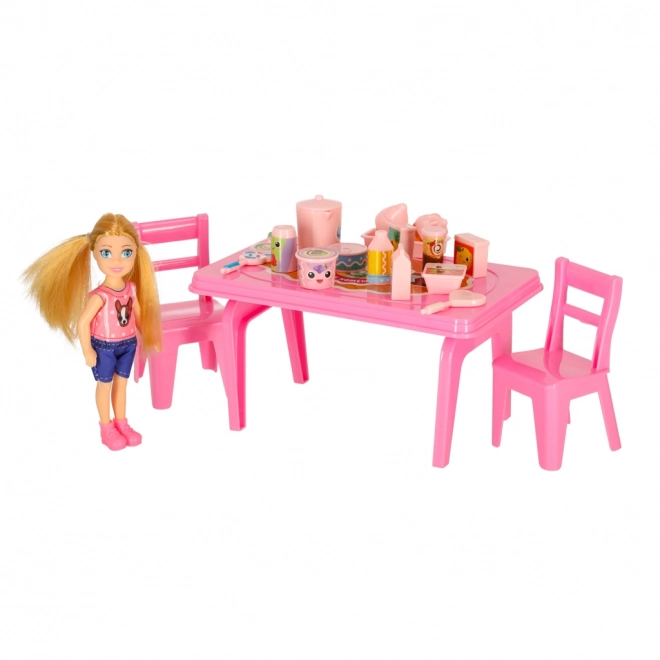 Doll Camper Food Truck Set