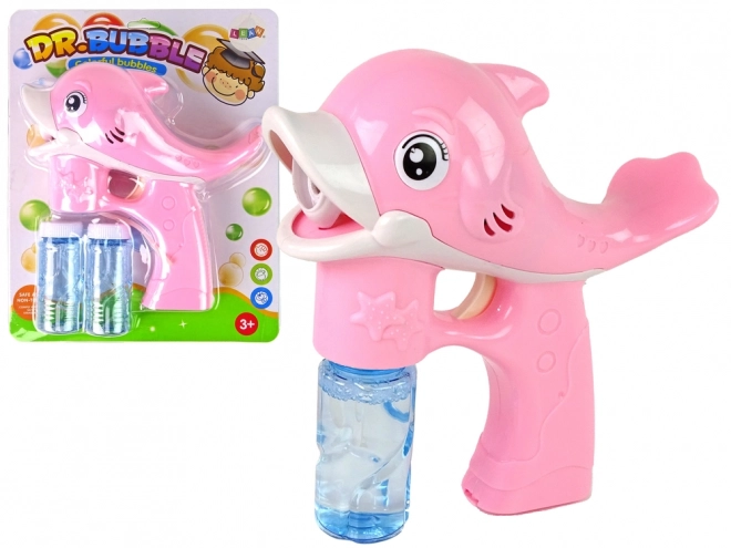 Bubble Machine Dolphin Pink