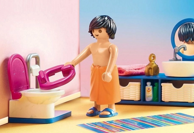 Bathroom with Bathtub Playmobil Dollhouse