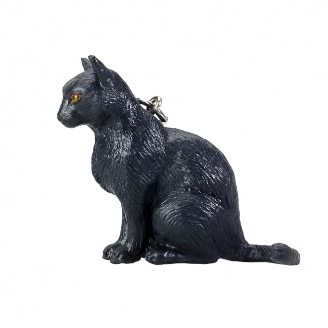 Mojo Black Cat Keychain