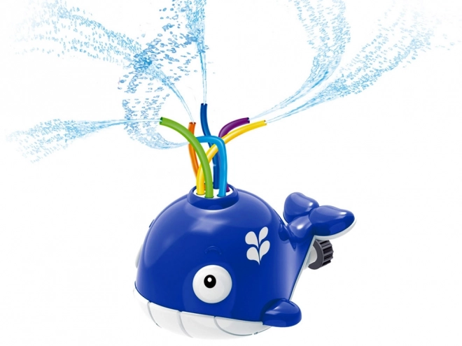 Colorful Whale Water Sprinkler Toy