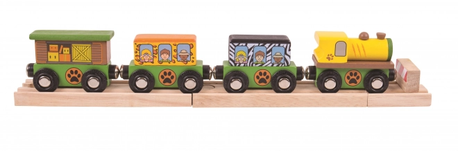 Bigjigs Rail Safari Train Set