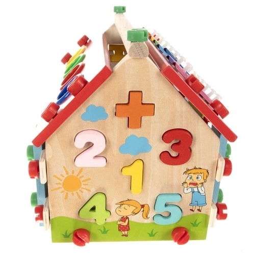 Educational Wooden House for Kids