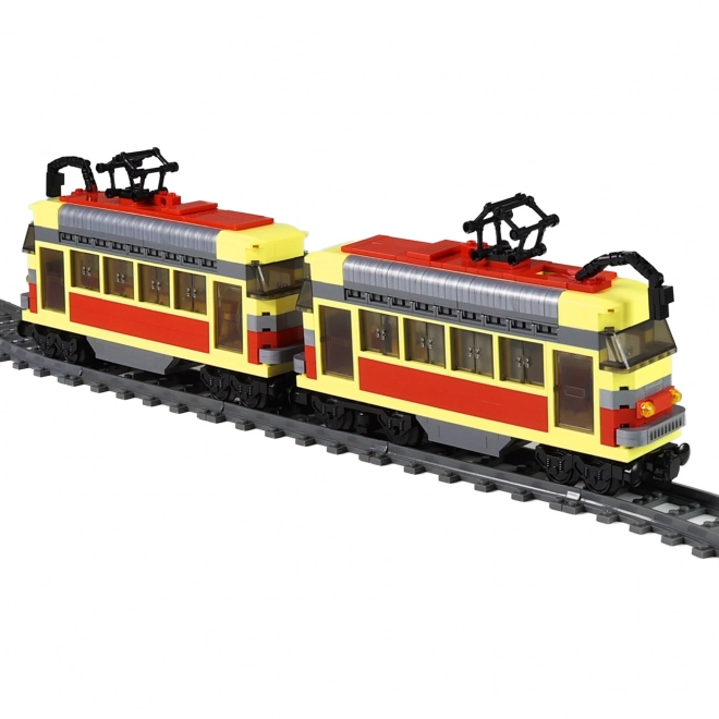 Compatible Construction Set with Tram on Batteries and Tracks