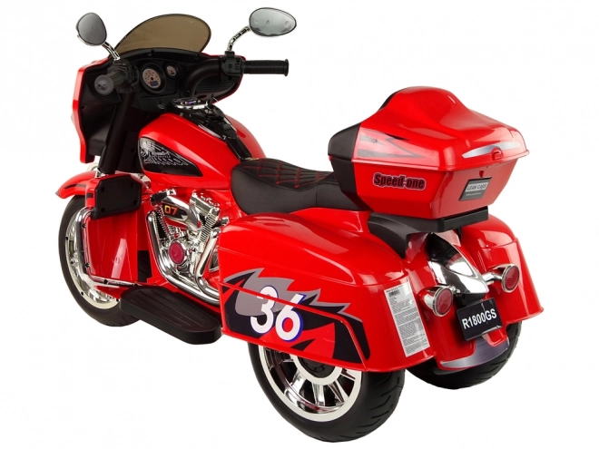 Battery-Powered Tricycle Goldwing Red