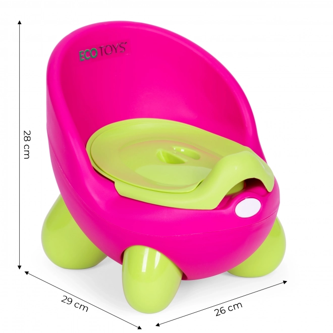 Pink Green Non-slip Children's Potty