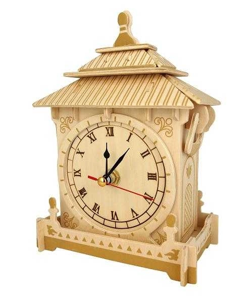 Woodcraft 3D Puzzle Clock