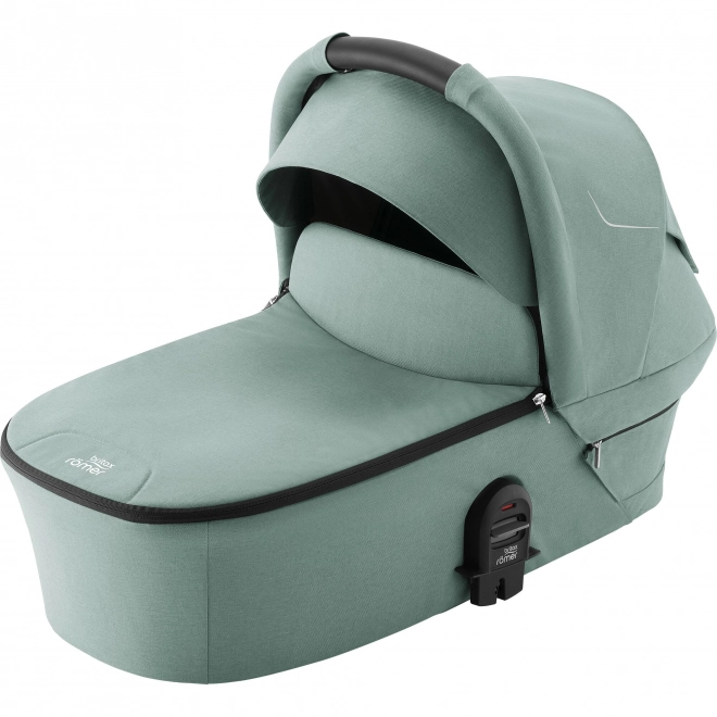 Baby Stroller Set with Car Seat and Base in Jade Green