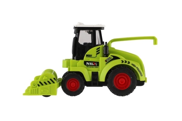 Plastic Farmer Combine Toy on Friction Motor