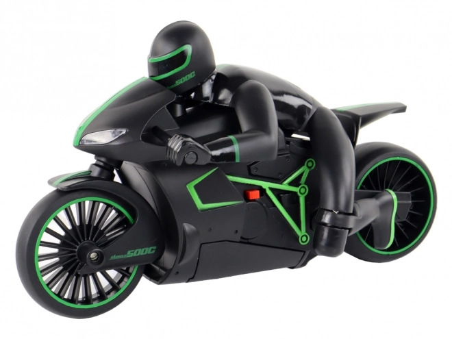 Remote Control Racing Motorcycle 20 km/h Green