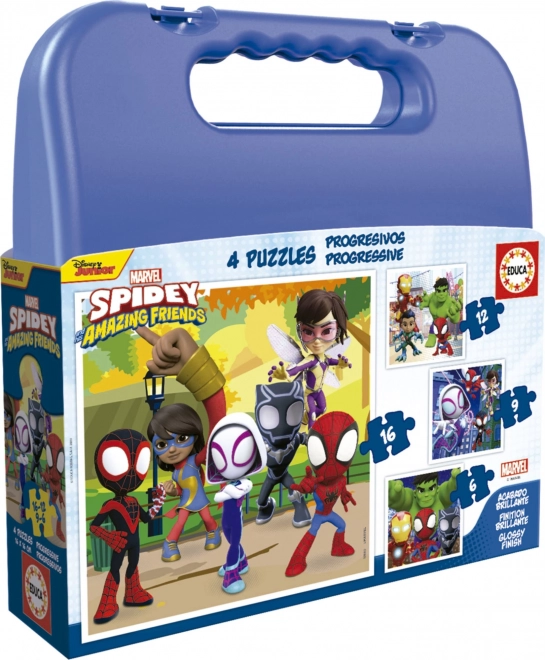 Educa Puzzle Set Spidey and His Amazing Friends