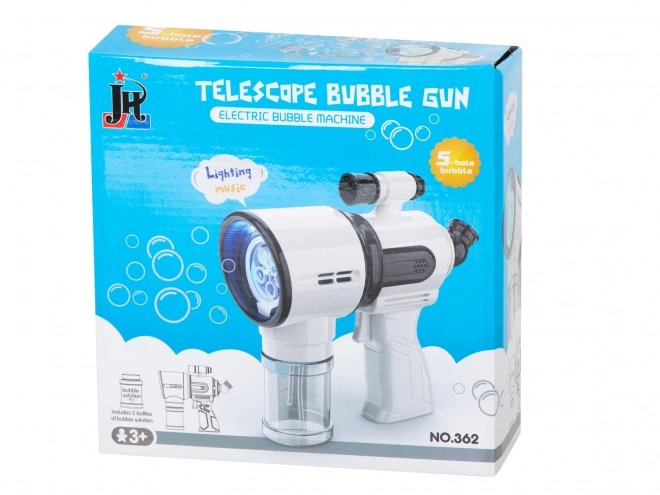 Soap Bubble Gun - White