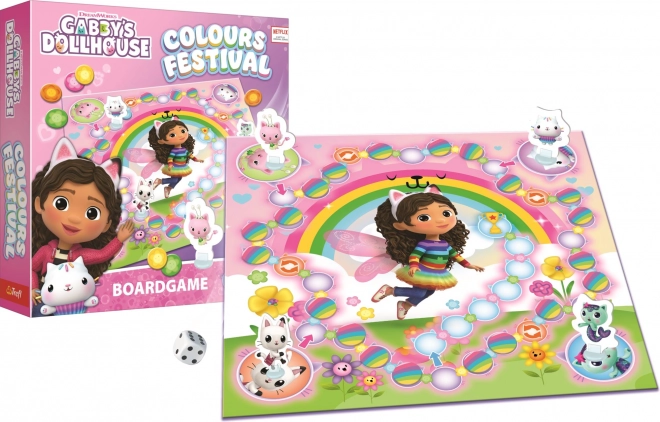 Gabby's Dollhouse: Magical House Color Festival Game