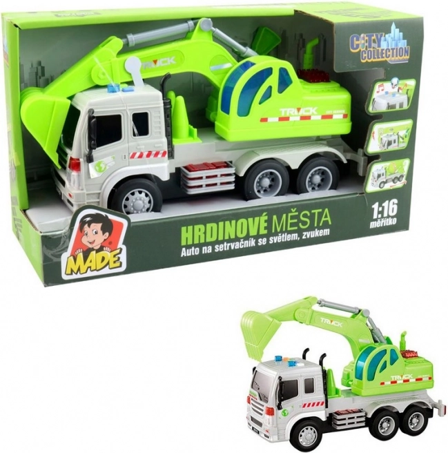 Digger Truck City Collection with Light and Sound