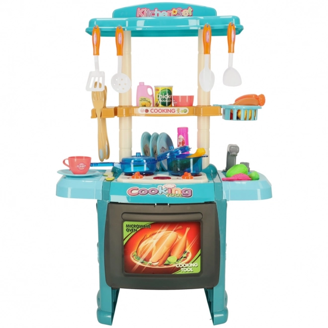 Children's Play Kitchen with Lights and Sounds