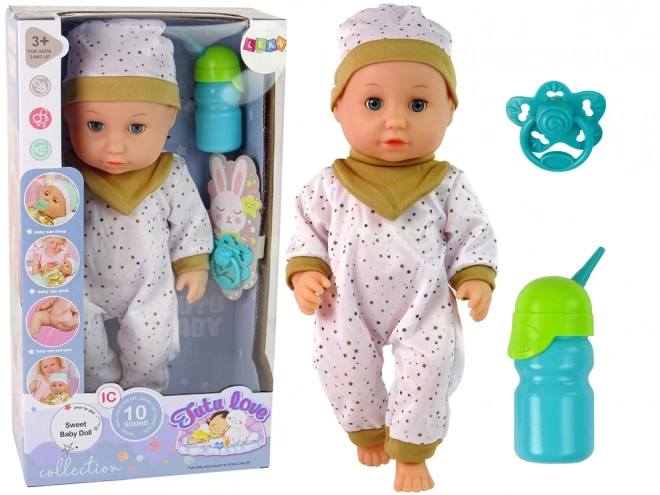 Interactive Baby Doll with Sounds and Accessories