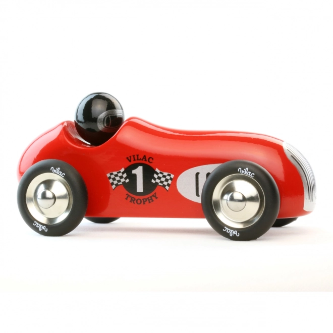 Red Vintage Racing Car by Vilac