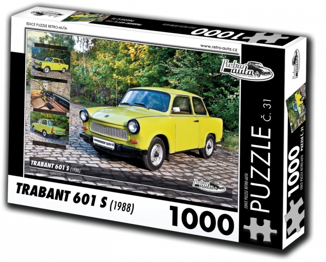 Retro Cars Puzzle Trabant 601 S 1988 1000 Pieces