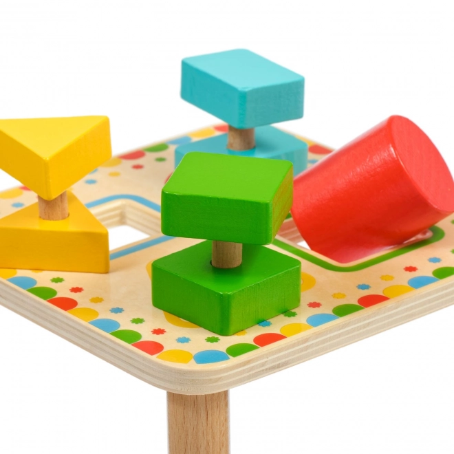 Shape Sorting Wooden Puzzle by Lucy & Leo