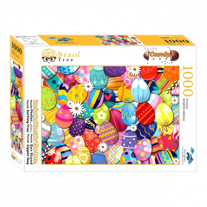 Brain Tree Easter Eggs 1000 Piece Puzzle