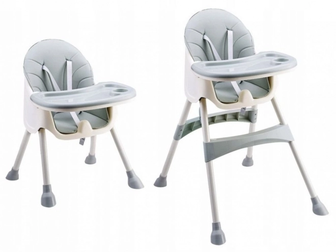 2-in-1 Adjustable Feeding Chair with 5-Point Harness by Ecotoys