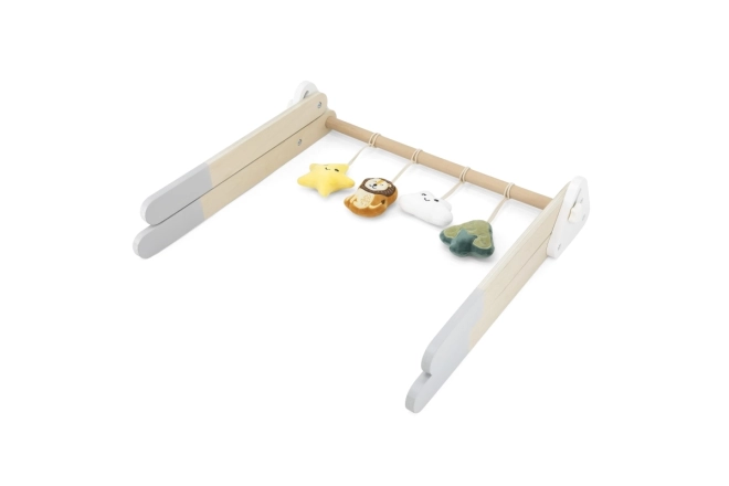 Wooden Baby Gym With Toys