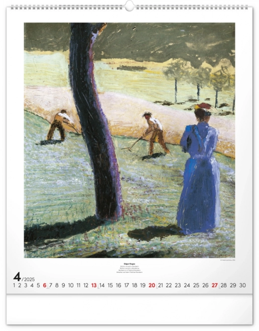 Notique Wall Calendar Impressionism 2025