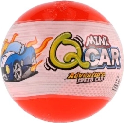 Surprise Ball with Plastic Car 5 cm with Pull-Back