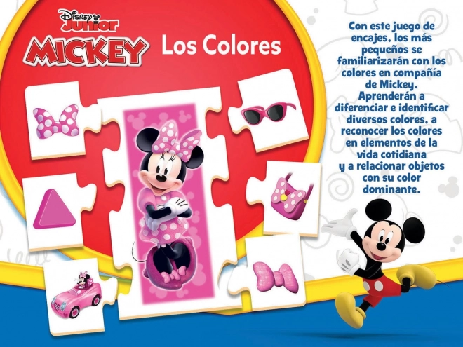 Mickey and Friends Color Learning Puzzle Set