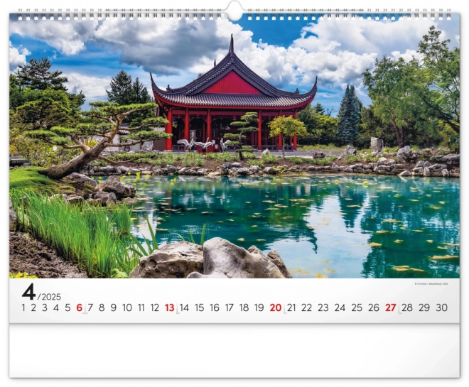 Garden Wall Calendar 2025