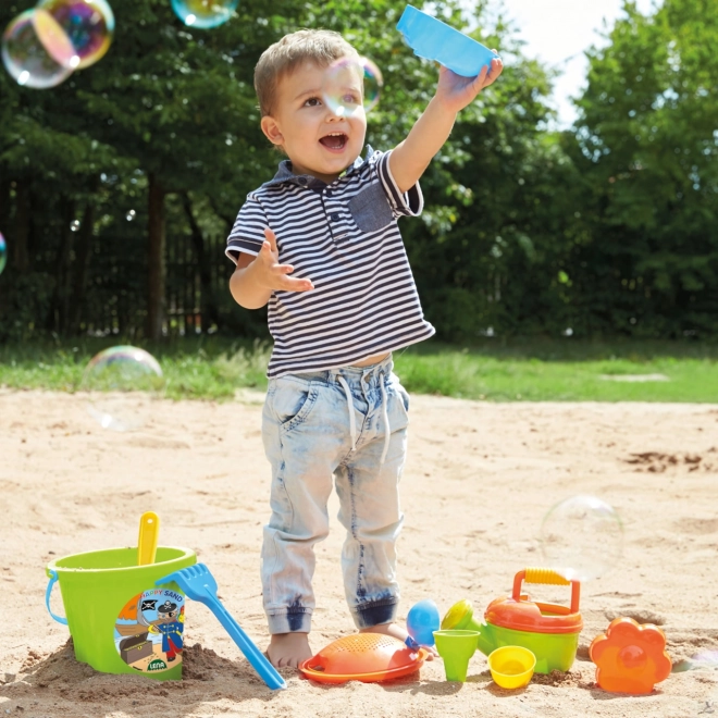 Sand Play Set for Boys with 10 Pieces