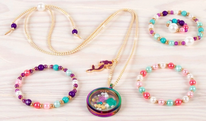 Necklace And Bracelet Set With Locket