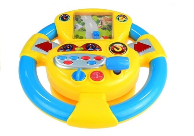 Interactive Steering Wheel for Toddlers with Sounds