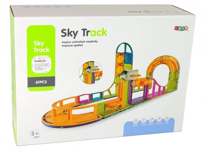 Sky Track Magnetic Construction Blocks Set