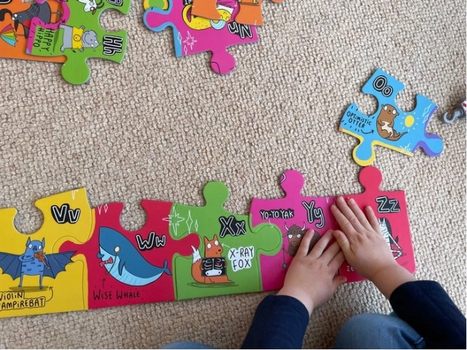 Gibsons Giant Floor Puzzle Unconventional Alphabet