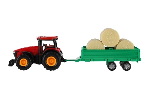 Tractor with Trailer and Bales Toy