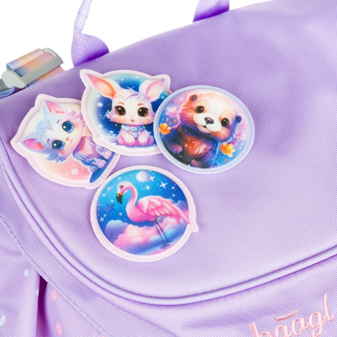 Baagl School Set Airy Pets: Backpack, Pencil Case, Shoe Bag