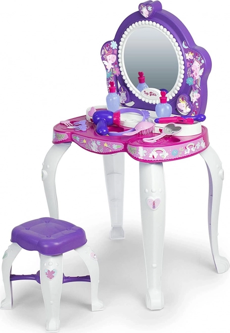 Chicos Unicorn Vanity Table with Accessories