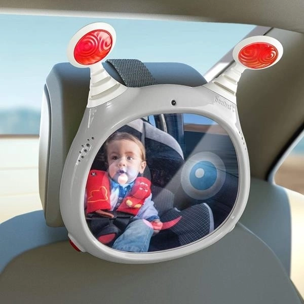 Car Back Seat Mirror with Music and Lights for Babies