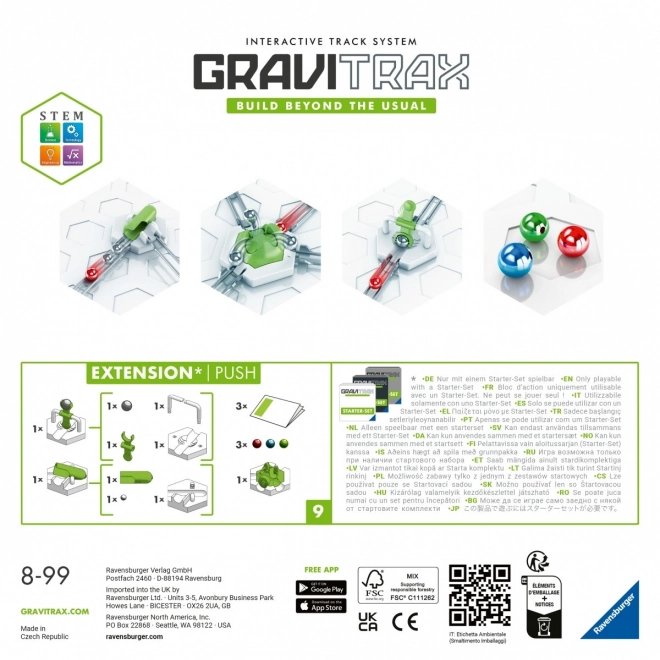 Erweiterungsset 3 in 1 für die Bahn Ravensburger GraviTrax