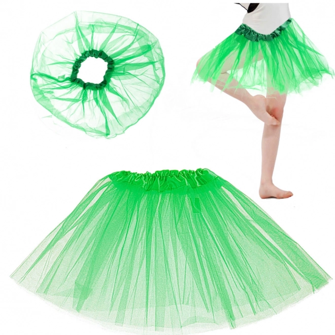 Tulle Tutu Skirt Costume Green