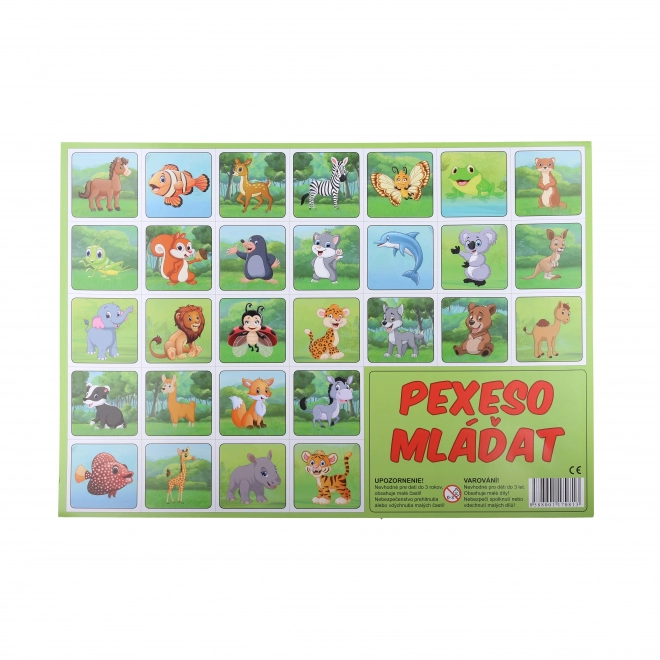 Pexeso Illustrated Baby Animals Game