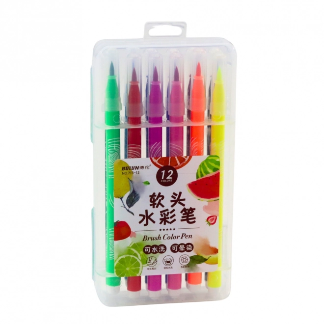 Watercolor Markers in Organizer 12 Colors