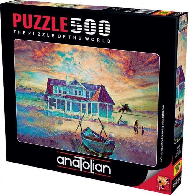 Palm Island 500 Piece Puzzle by Anatolian