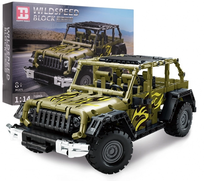 Wildspeed Vehicle Building Toy Set