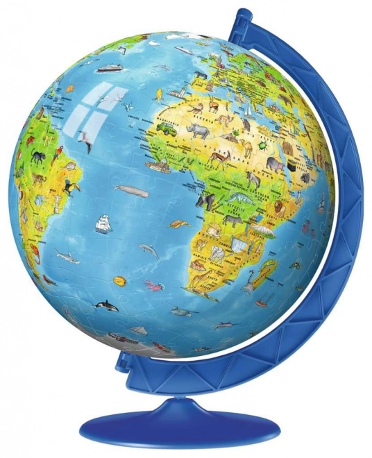 3D World Globe Puzzle for Kids